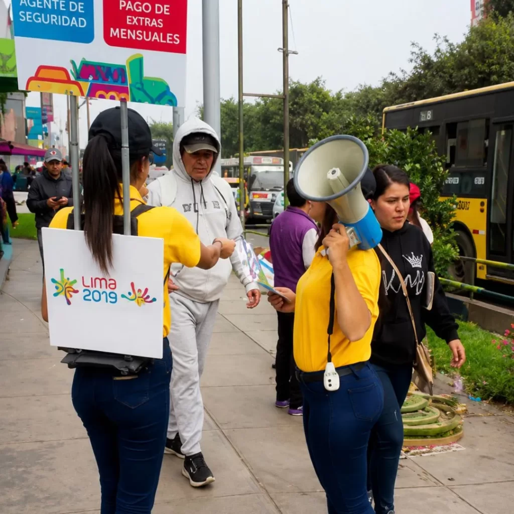 Audio volanteo en Lima Metropolitana
