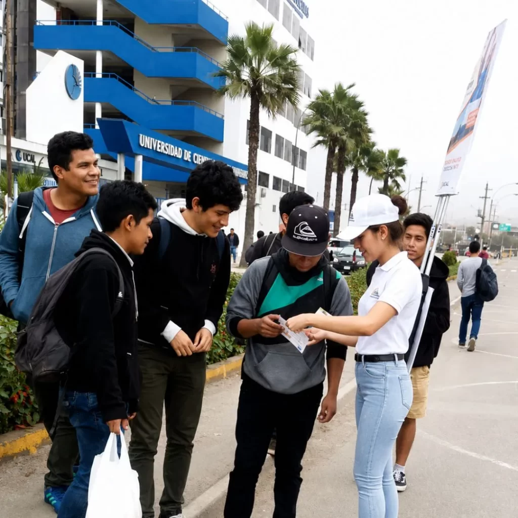 Volanteo a Institutos o universidades en Lima